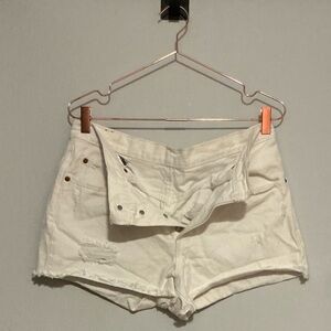 Whit Levi distressed shorts